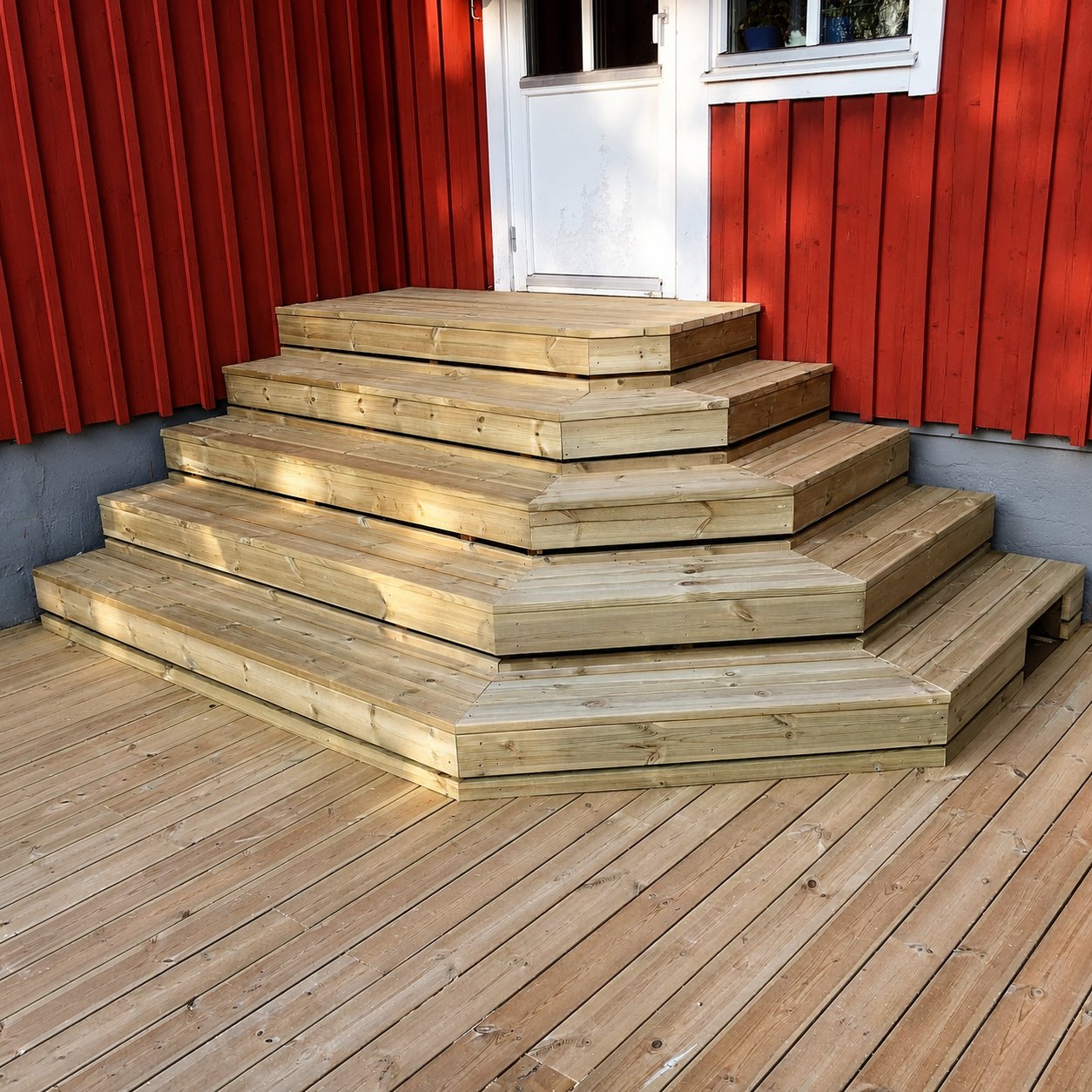 Altantrappa i flera nivåer